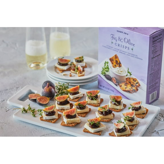 Pack of 3 - TJs Fig & Olive Crisps 5.3 Oz