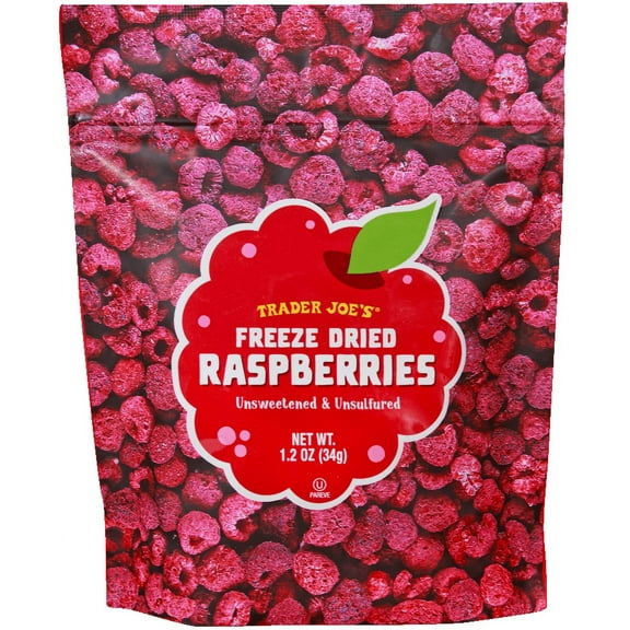 Pack of 3 - TJs Freeze Dried Raspberries 1.2 Oz