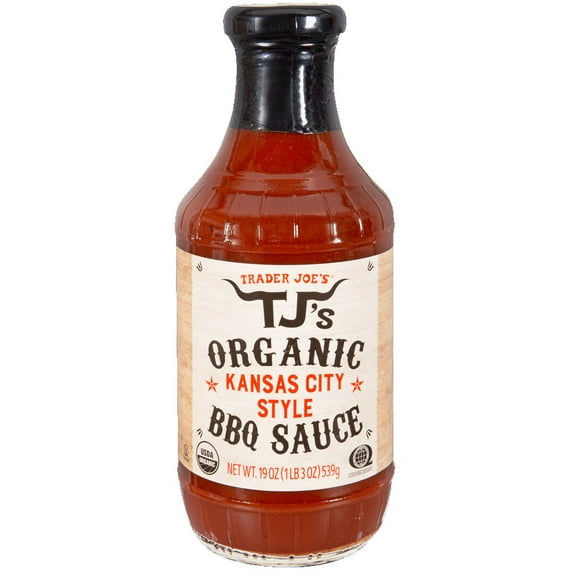 Pack of 3 - TJs Organic Kansas City Style BBQ Sauce 19 Oz