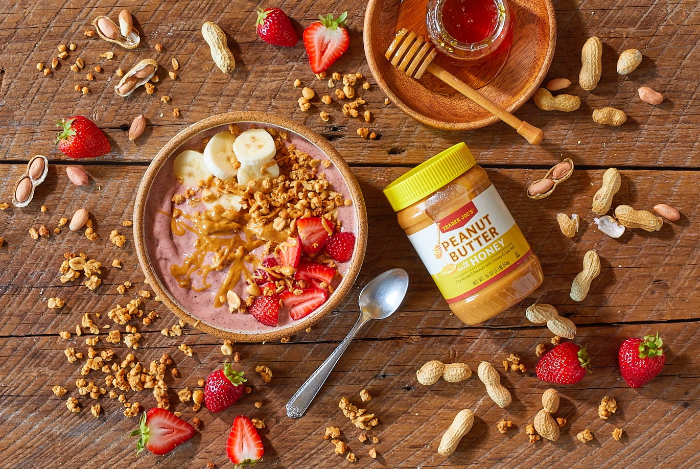 Pack of 3 - TJs Peanut Butter with Honey 16 Oz