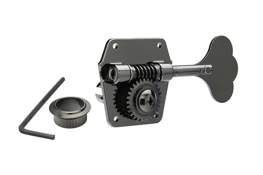 TK-0790 Gotoh Vintage-style Reverse Wind 4-in-line Bass Tuners