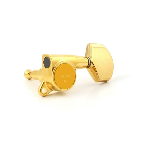 Allparts TK-0963 Gotoh SG381 3x3 Mini Keys with Large Buttons, Gold