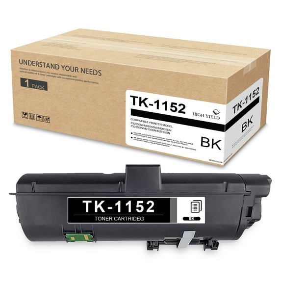 TK-1152 Toner Replacement for Kyocera P2235dw P2235dn M2735dn M2635dw Printer (Black, 1-Pack)