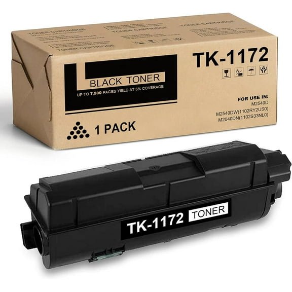 TK-1172 TK1172 1T02S50US0 Toner Cartridge Replacement for M2040dn(1102S33NL0) M2540dw(1102RY2US0) M2540d Toner Kit Printer - 1 Pack Black