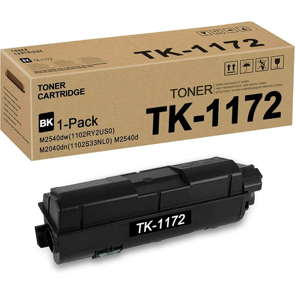 TK-1172 Toner Cartridge Replacement for Kyocera M2540d M2540dw Printers1-Black