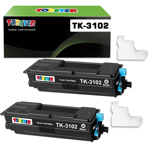 TK-3102 1T02MS0US0 Toner Cartridge Replacement for Kyocera ECOSYS M3540idn FS-2100dn FS-2100d Printers 12,500 Pages Yield (2-Black)