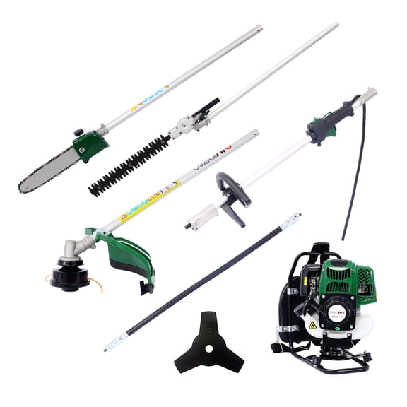TK Backpack 4 in 1 Multi-Functional Trimming Tool 31CC 4-stroke Garden Tool System with Gas Pole Saw Hedge Trimmer Grass