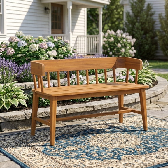 TK Bramley Outdoor Acacia Wood Bench