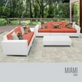 thumbnail image 1 of TK Classics MIAMI-06i-TANGERINE Miami 6 Piece Outdoor Wicker Patio Furniture Set 06i, Tangerine, 1 of 3