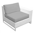 thumbnail image 1 of TK Classic Miami Wicker Patio Left Arm Chair in Gray, 1 of 2
