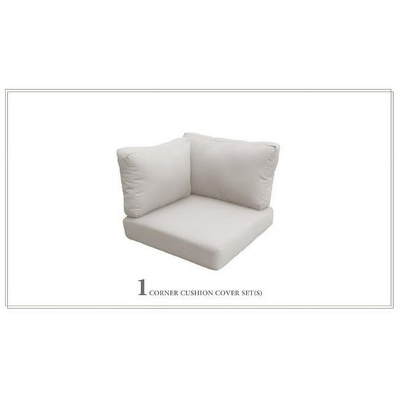 TK Classics 040CUSHION-CORNER-BEIGE 6 in. Cushions for Corner Chairs, Beige