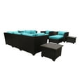 thumbnail image 1 of TK Classics Barbados 12 Piece Wicker Outdoor Sectional Seating Group with Storage Coffee Table and End Tables, Aruba, 1 of 8
