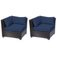 thumbnail image 1 of TK Classics Barbados Corner Patio Chair in Navy (Set of 2), 1 of 2