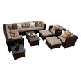 thumbnail image 1 of TK Classics Barbados Wicker 12 Piece Patio Conversation Set with Club Chair with 2 Sets of Cushion Covers, 1 of 2