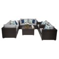 thumbnail image 1 of TK Classics Belle Wicker 7 Piece Patio Conversation Set with 2 Sets of Cushion Covers, 1 of 2