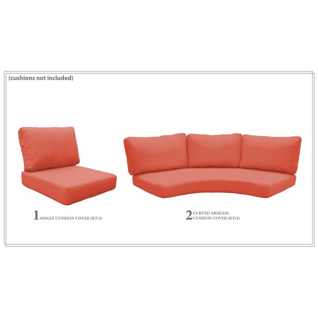 TK Classics CK-HB-FAIRMONT-06i-TANGERINE High Back Cover Set for ...