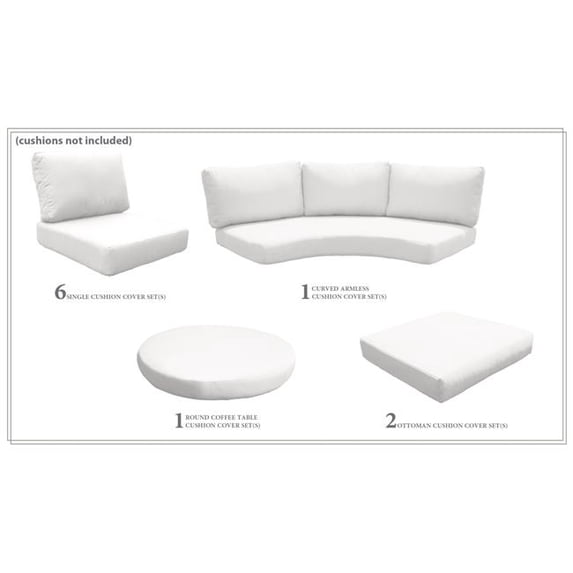 TK Classics Cover Set in Sail White for FAIRMONT-11c