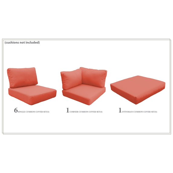TK Classics Cover Set in Tangerine for MIAMI-09b