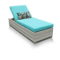 thumbnail image 1 of TK Classics FAIRMONT-1x-ARUBA Fairmont Chaise Outdoor Wicker Patio Furniture, Aruba, 1 of 2