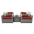 thumbnail image 1 of TK Classics Florence 3 Piece Outdoor Wicker Patio Furniture Set 03a, 1 of 2