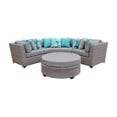 thumbnail image 1 of TK Classics Florence 4 Piece Outdoor Wicker Patio Furniture Set 04a, 1 of 2