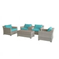 thumbnail image 1 of TK Classics Fairmont 6 Piece Outdoor Seating Group with Cushions in Aruba, 1 of 4