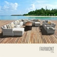 thumbnail image 1 of TK Classics FAIRMONT-17c-BEIGE Fairmont Outdoor Wicker Patio Furniture Set 17c, Beige - 17 Piece, 1 of 2