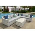 thumbnail image 1 of TK Classics Fairmont All-Weather Wicker 7 Piece Corner Sectional Conversation Set, 1 of 2