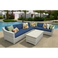 thumbnail image 1 of TK Classics Fairmont All-Weather Wicker 7 Piece Corner Sectional Conversation Set, 1 of 2