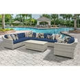 thumbnail image 1 of TK Classics Fairmont All-Weather Wicker 8 Piece Corner Sectional Patio Conversation Set with Chair, 1 of 2