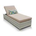 thumbnail image 1 of TK Classics FAIRMONT-1x-WHEAT Fairmont Chaise Outdoor Wicker Patio Furniture, Wheat, 1 of 2