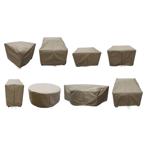 FLORENCE-12a Protective Cover Set, in Grey-Color:Beige