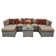 thumbnail image 1 of TK Classics Florence 7 Piece Outdoor Wicker Patio Furniture Set 07a, 1 of 2