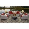 thumbnail image 1 of TK Classics Florence 8 Piece Outdoor Wicker Patio Furniture Set 08i, 1 of 5