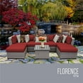 thumbnail image 1 of TK Classics Florence 7 Piece Outdoor Wicker Patio Furniture Set 07a, 1 of 2