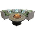thumbnail image 1 of Florence 4 Piece Outdoor Wicker Patio Furniture Set 04e-Color:Cilantro, 1 of 2
