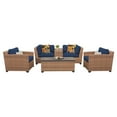 thumbnail image 1 of TK Classics LAGUNA-06d-NAVY Laguna 6 Piece Outdoor Wicker Patio Furniture Set 06d, Navy, 1 of 3
