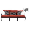 thumbnail image 1 of TK Classics Lexington 03c 3 Piece Aluminum Outdoor Sofa, 1 of 2