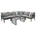 thumbnail image 1 of TK Classics Lexington 07b 7 Piece Aluminum Outdoor Patio Conversation Set, 1 of 2