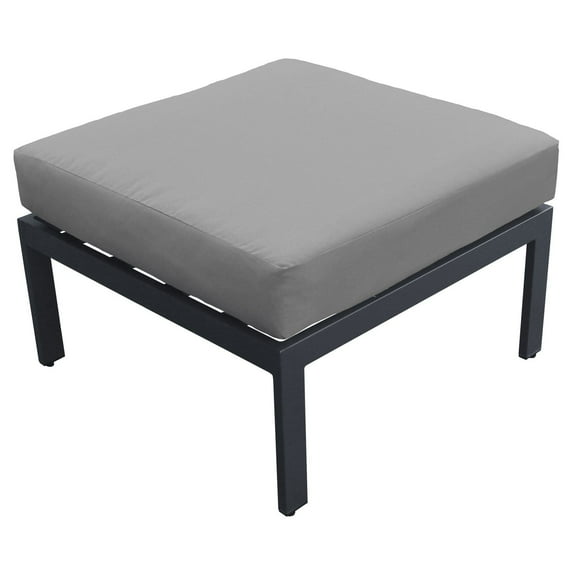 TK Classics Lexington Aluminum Outdoor Ottoman