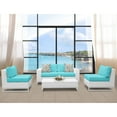 thumbnail image 1 of TK Classics Miami 5 Piece Outdoor Wicker Patio Furniture Set 05g, 1 of 5