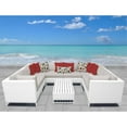 thumbnail image 1 of TK Classics Miami Wicker 9 Piece Low-Back Sectional Patio Conversation Set, 1 of 3