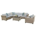 thumbnail image 1 of MONTEREY-08b-GREY Monterey 8 Piece Outdoor Wicker Patio Furniture Set 08b with 2 Covers: Beige and Grey, 1 of 5