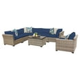 thumbnail image 1 of TK Classics Monterey Wicker 8 Piece Patio Conversation Set with 2 Sets of Cushion Covers, 1 of 5
