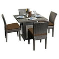 thumbnail image 1 of TK Classics Napa Square Dining Table with 4 Armless Chairs, 1 of 2