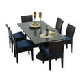 thumbnail image 1 of TK Classics Napa Rectangular Outdoor Patio Dining Table with 6 Armless Chairs, 1 of 2