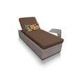 thumbnail image 1 of TK Classics OASIS-1x-ST-COCOA Oasis Chaise Outdoor Wicker Patio Furniture with Side Table, Cocoa, 1 of 2