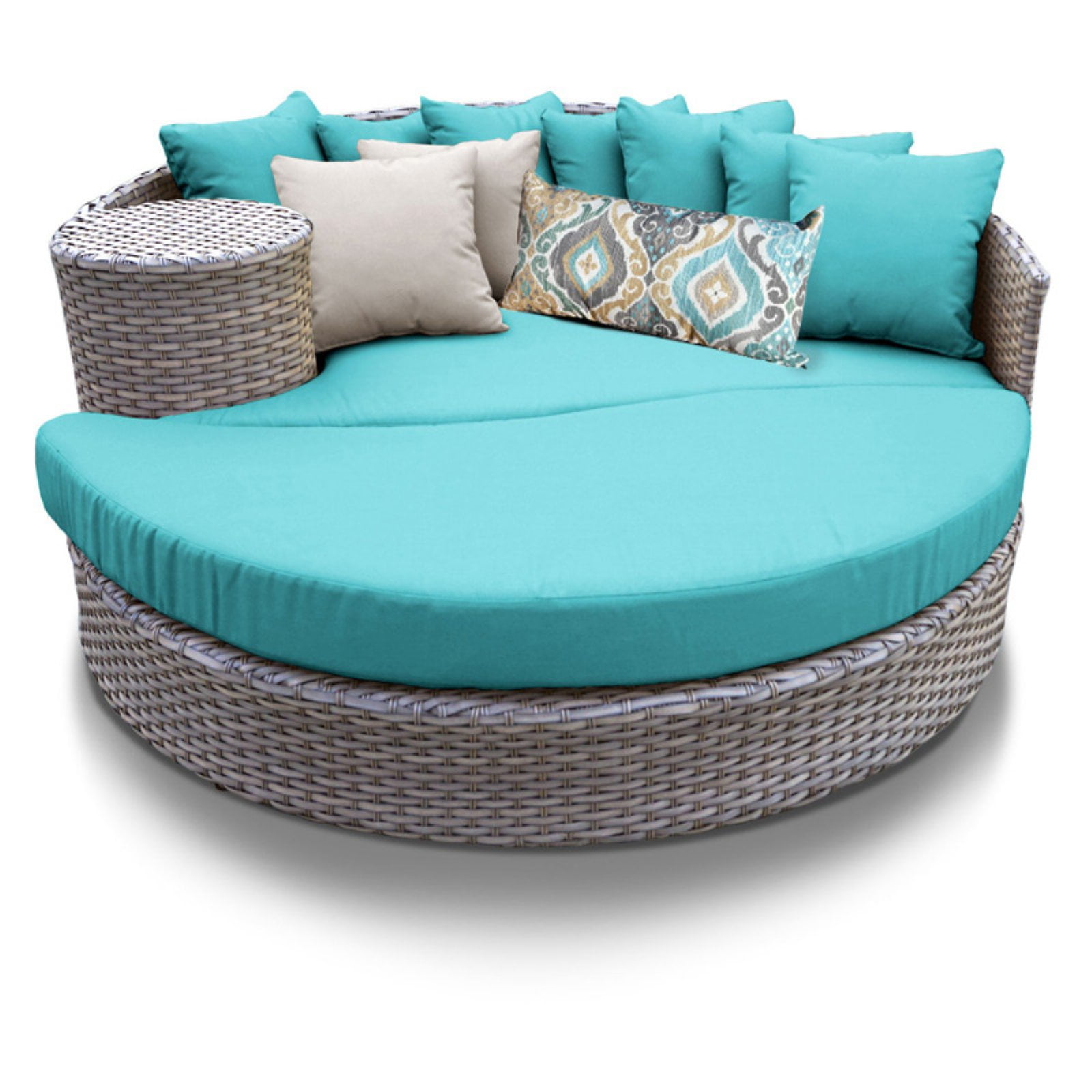 TK Classics Oasis Outdoor Wicker Sun Bed