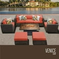 thumbnail image 1 of TK Classics VENICE-08f-TANGERINE Venice 8 Piece Outdoor Wicker Patio Furniture Set 08f, Tangerine, 1 of 2