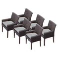 thumbnail image 1 of TKC099b-DC-3x-C-GREY 6 Venice Dining Chairs With Arms with 2 Covers: Wheat and Grey, 1 of 2